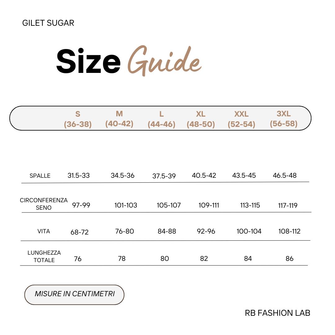 GILET SUGAR (RB)