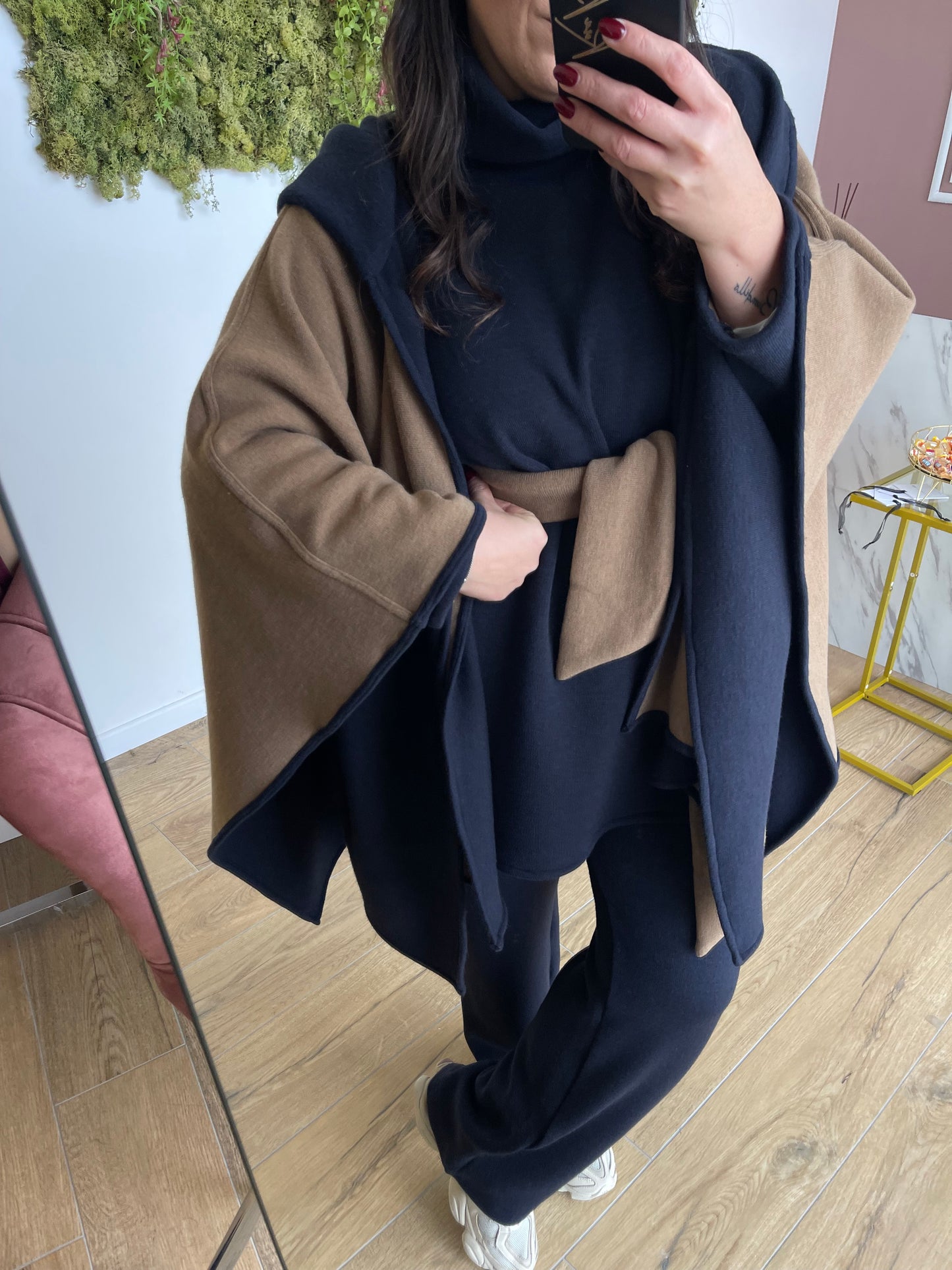 Mantella Reversibile Caramel - RB Fashion Lab