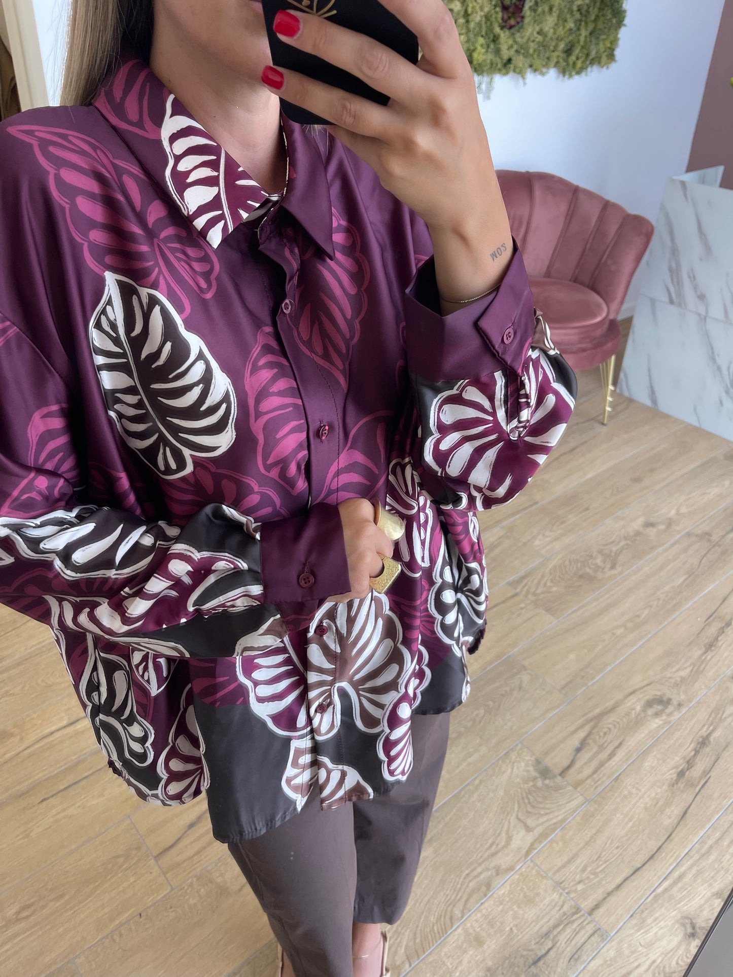 Camicia Foglia