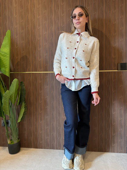 Cardigan Cuoricini