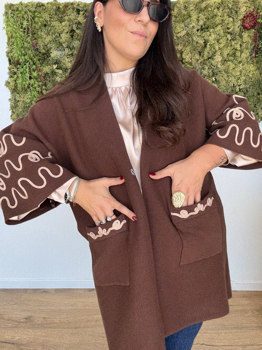 Cardigan Ricami