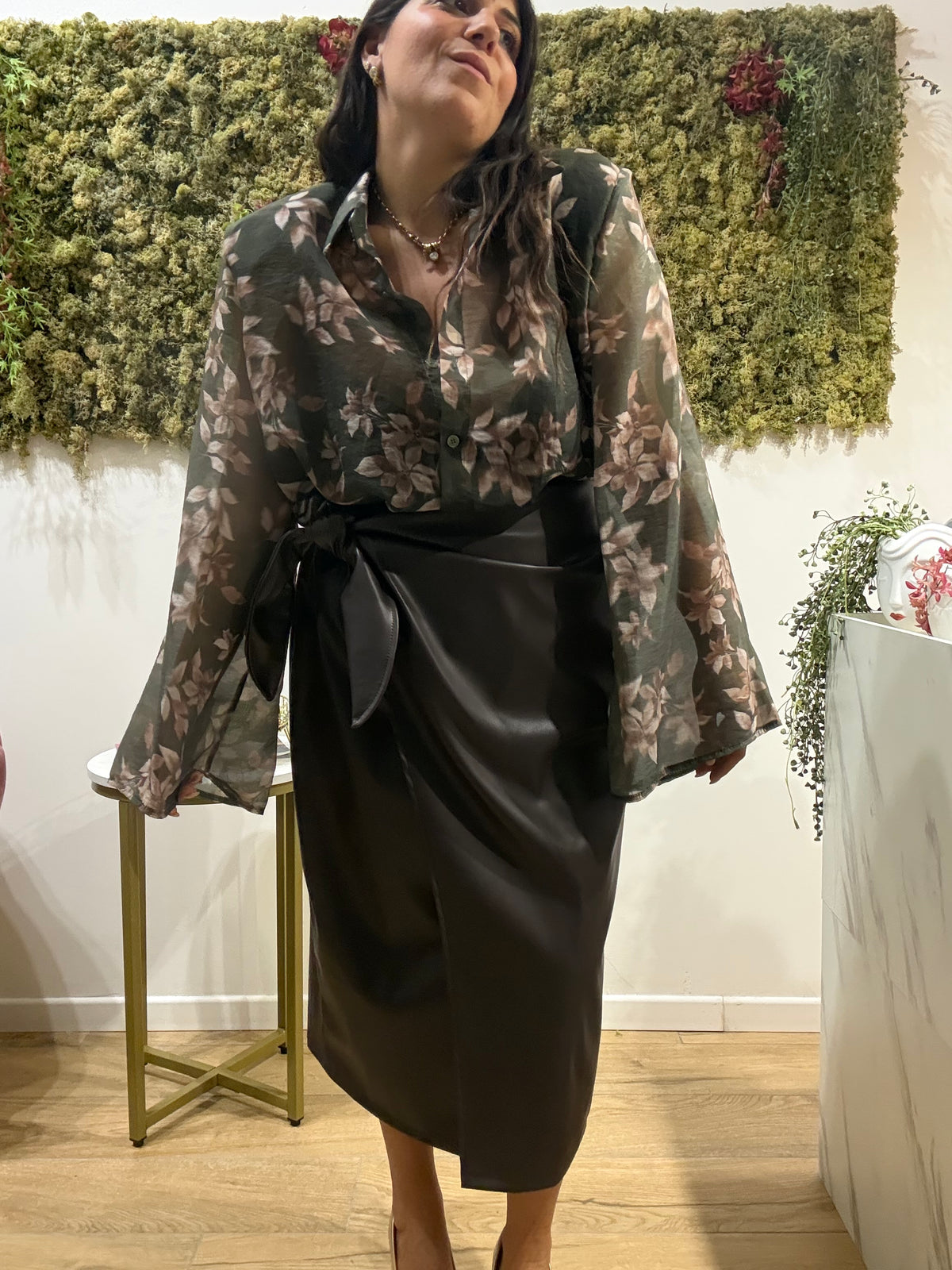 Camicia Spallone Fantasia