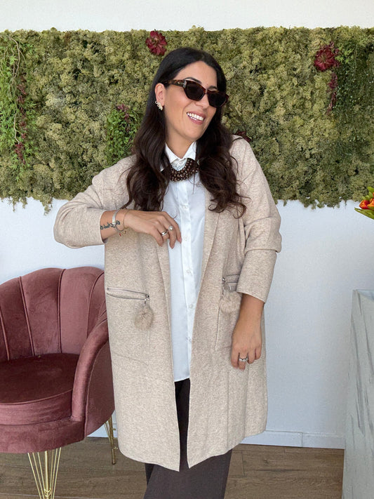 Cardigan Cappuccio