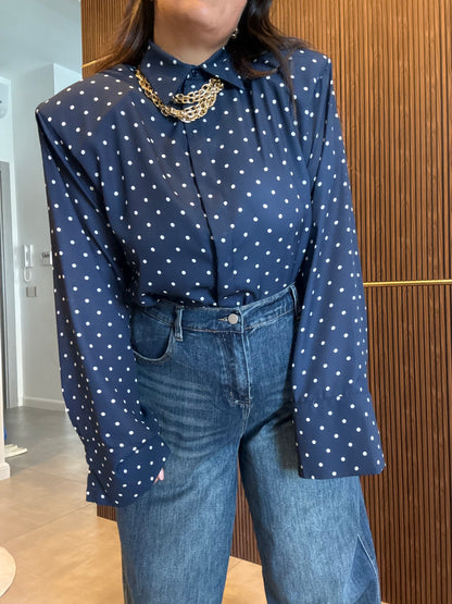 Camicia Spallone pois