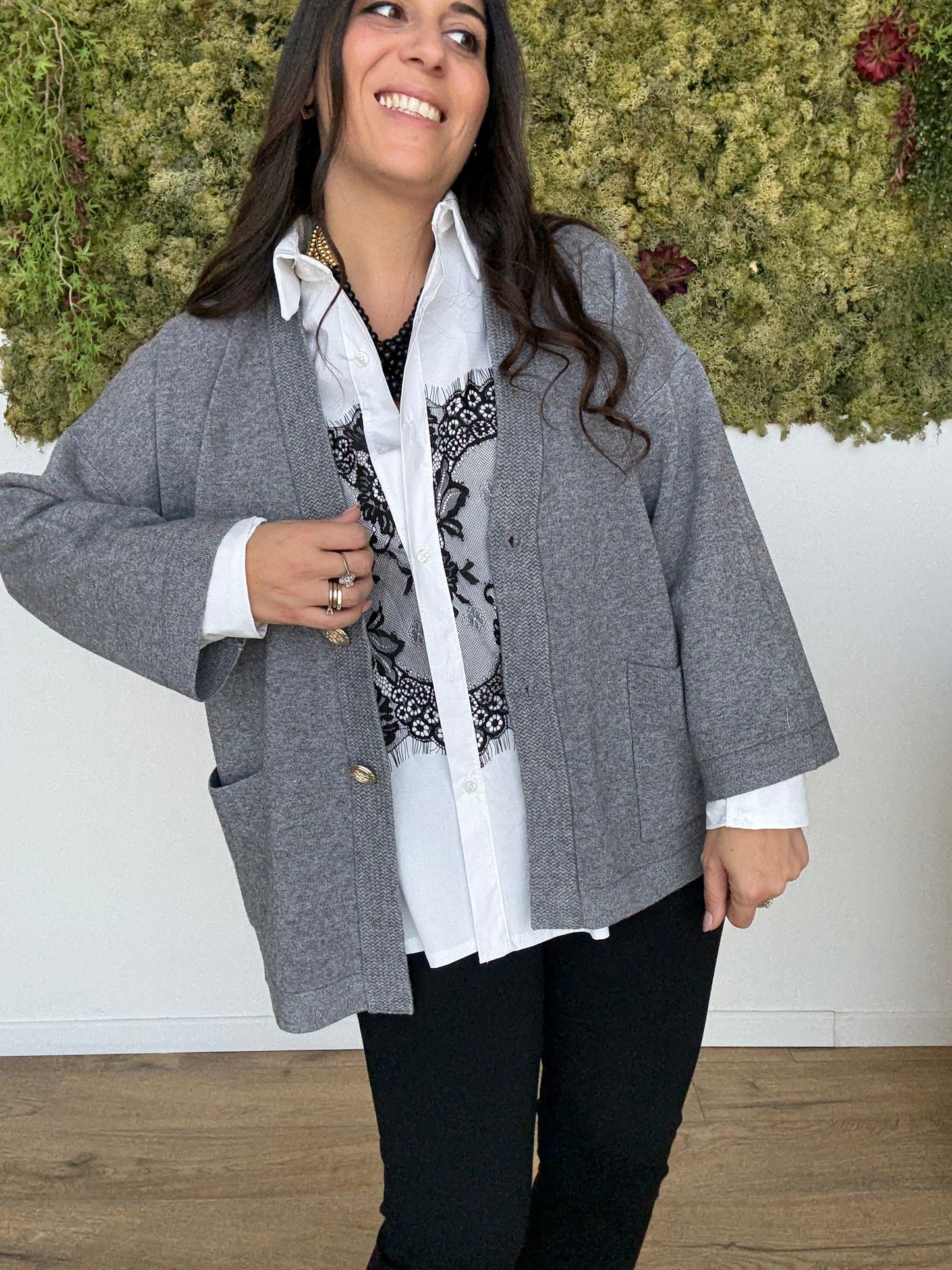 Camicia Cotone & Pizzo