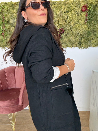 Cardigan Cappuccio