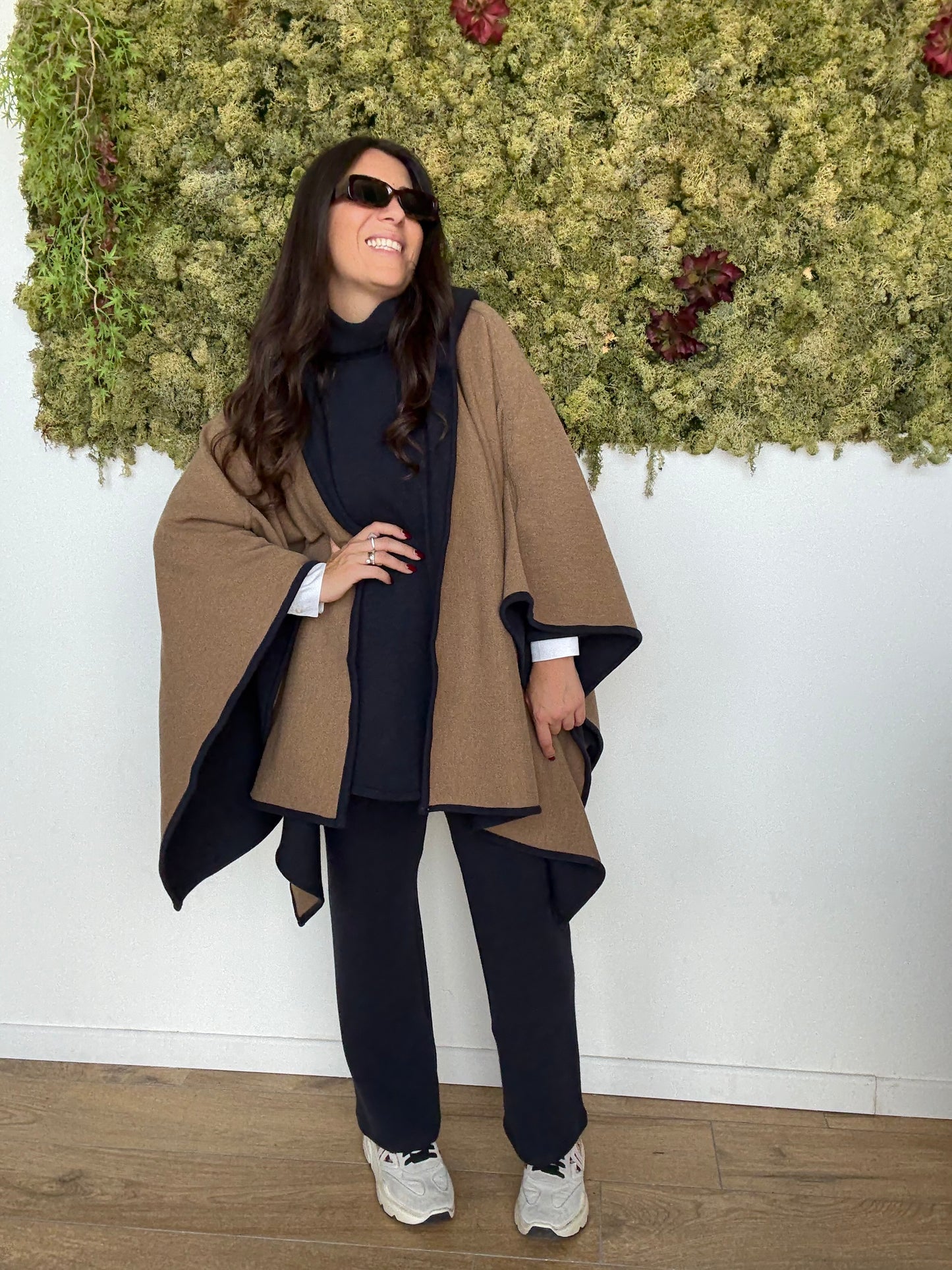 Mantella Reversibile Caramel (RB)