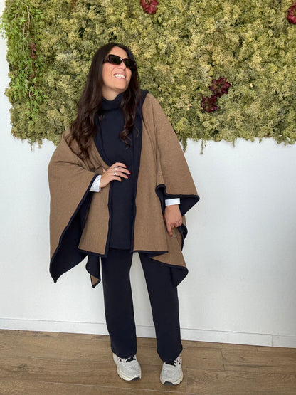 Mantella Reversibile Caramel (RB)