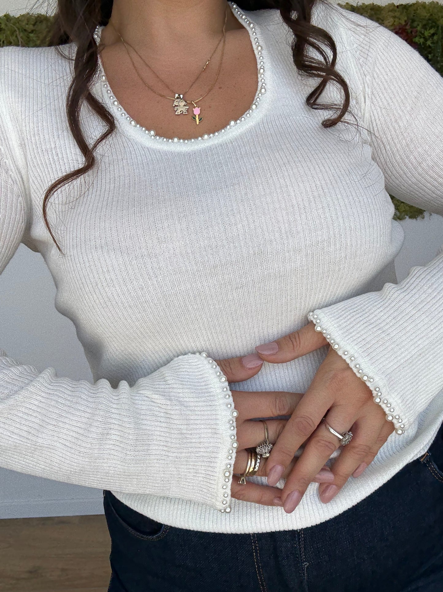 Sottogiacca Perle costa