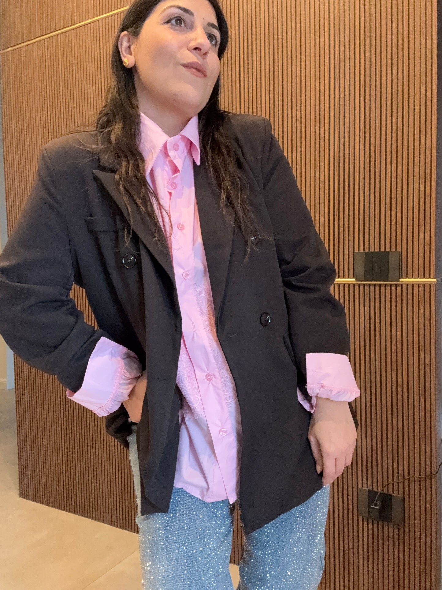 Camicia Cotone & Pizzo