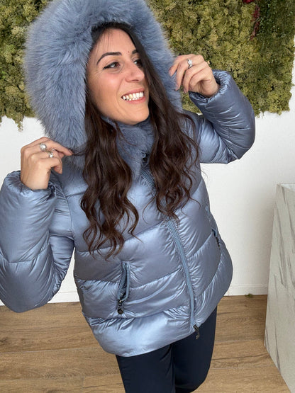Piumino Corto Pelliccia