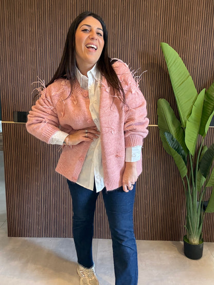 Cardigan Piume