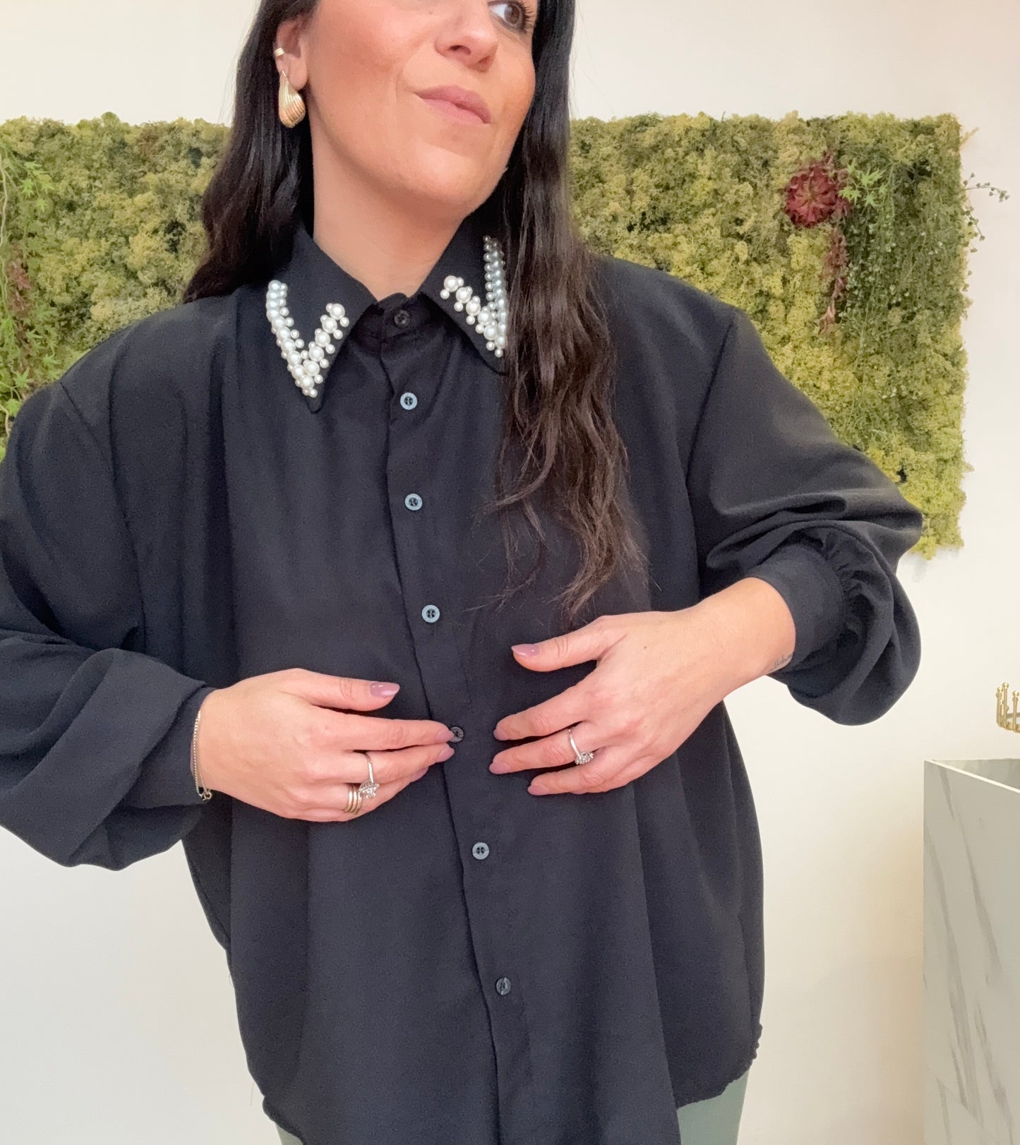 Camicia Perle