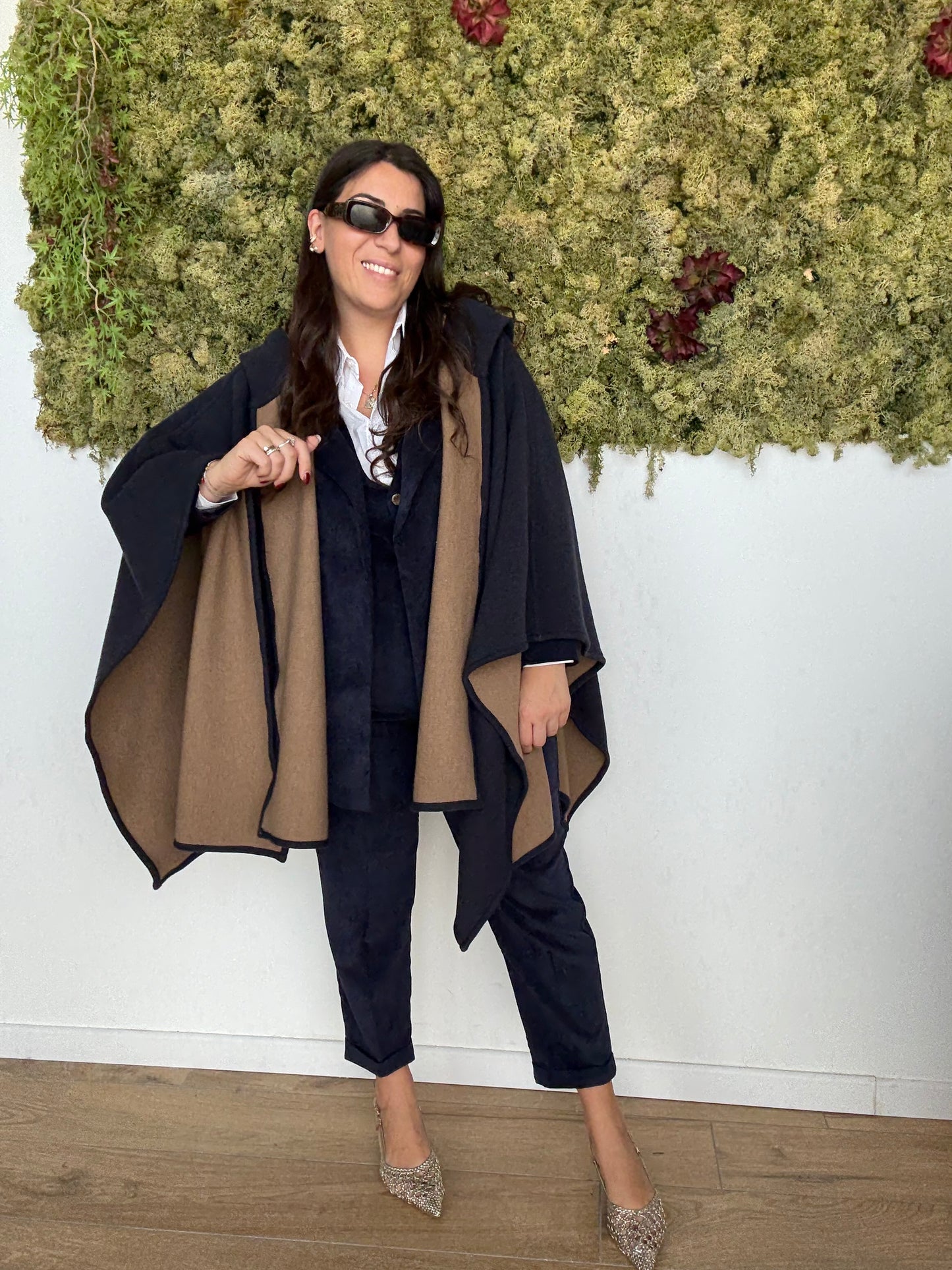 Mantella Reversibile Caramel (RB)