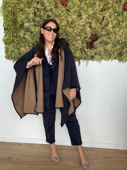 Mantella Reversibile Caramel (RB)