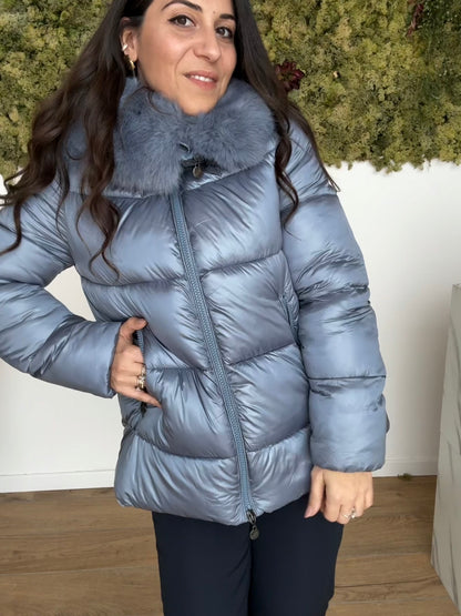 Piumino Corto Pelliccia