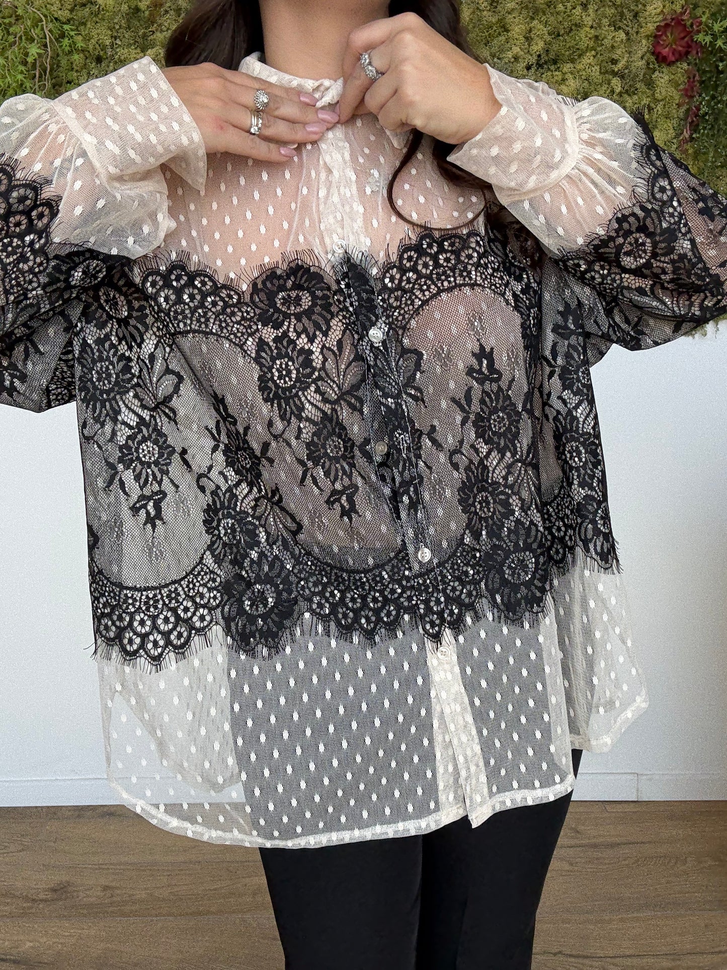 Camicia Tulle & Pizzo