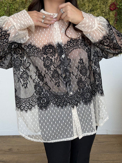 Camicia Tulle & Pizzo
