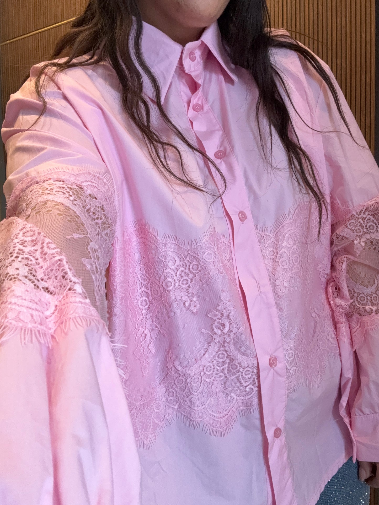 Camicia Cotone & Pizzo