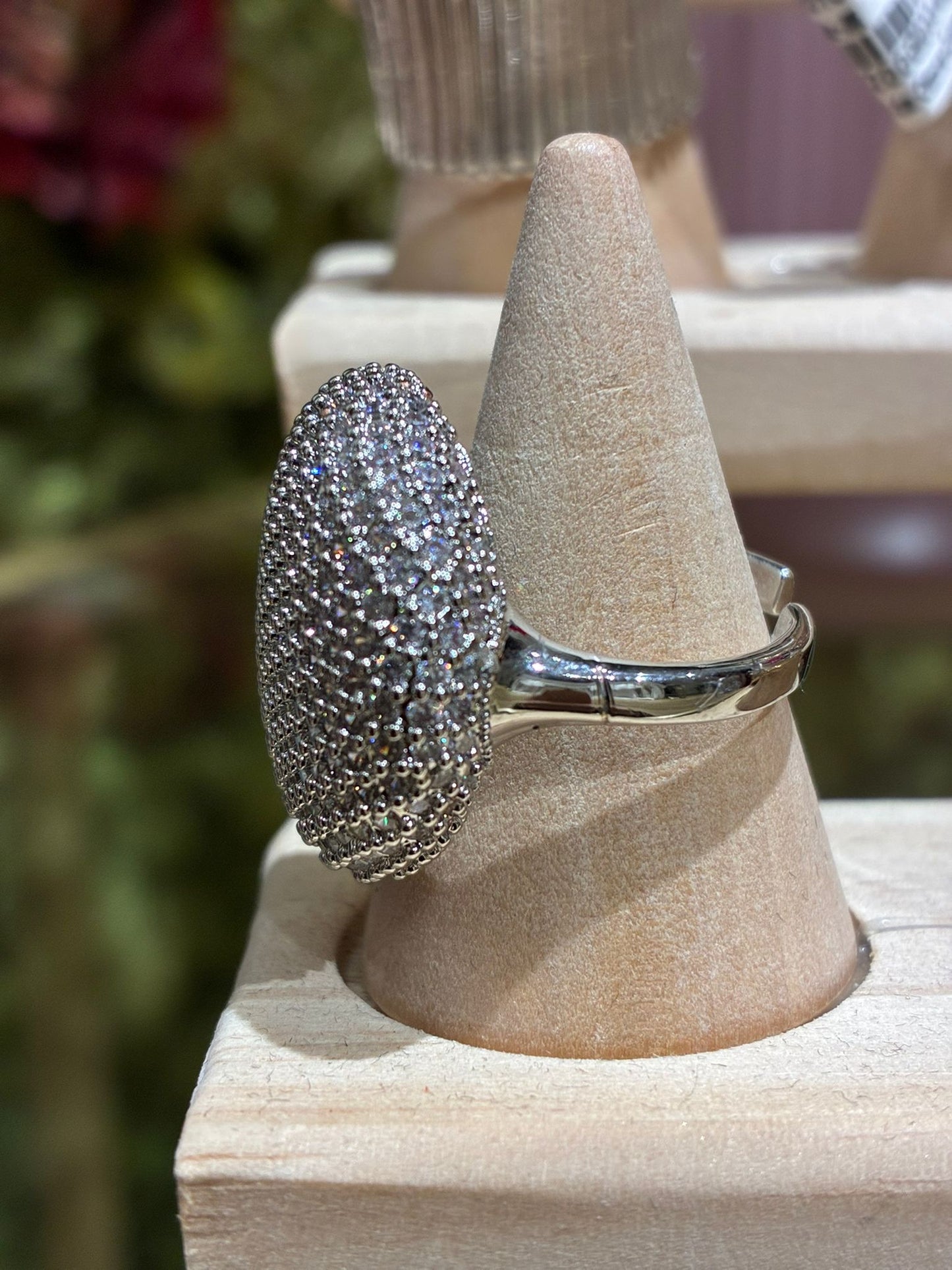 Anello cerchio strass