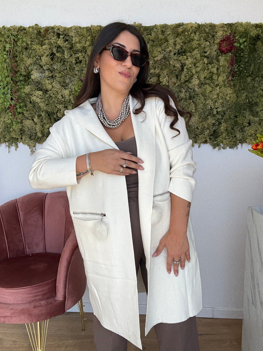 Cardigan Cappuccio