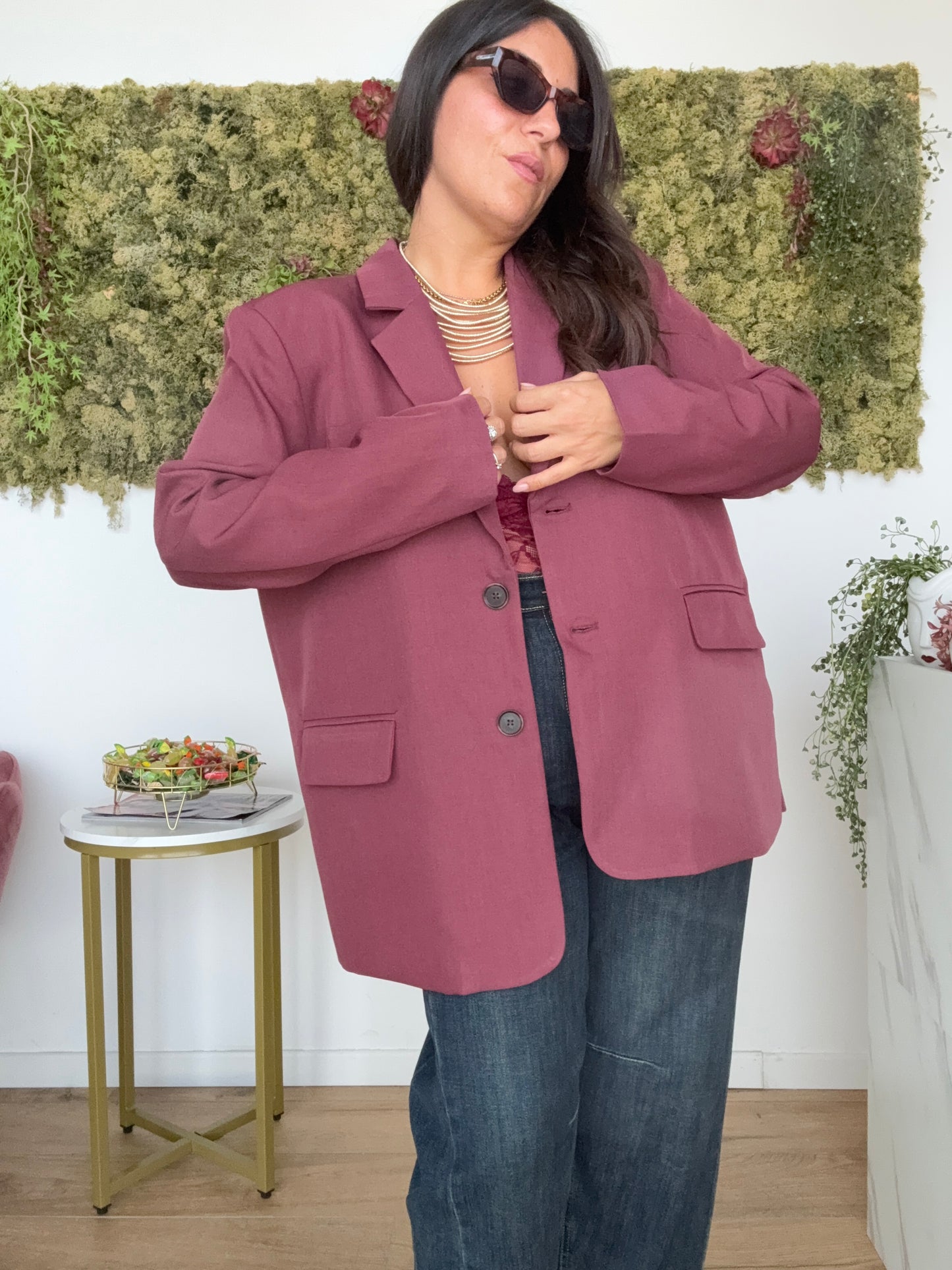 Blazer Gilda Bordeaux