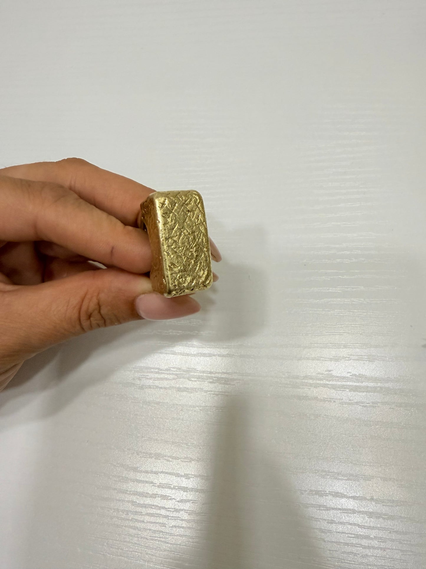 Anello Big martellato