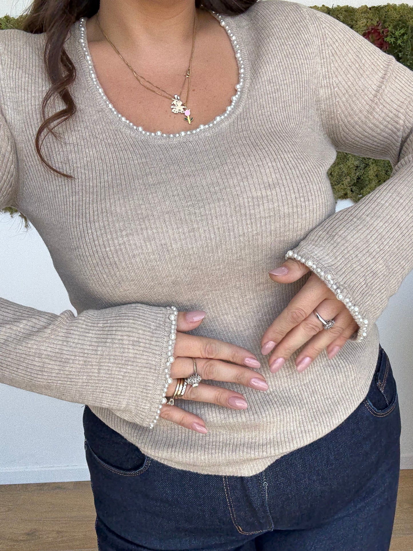 Sottogiacca Perle costa