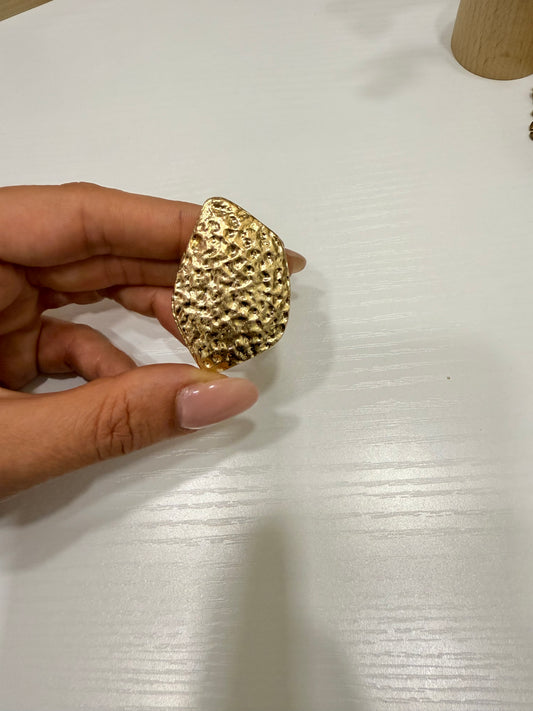 Anello Big martellato